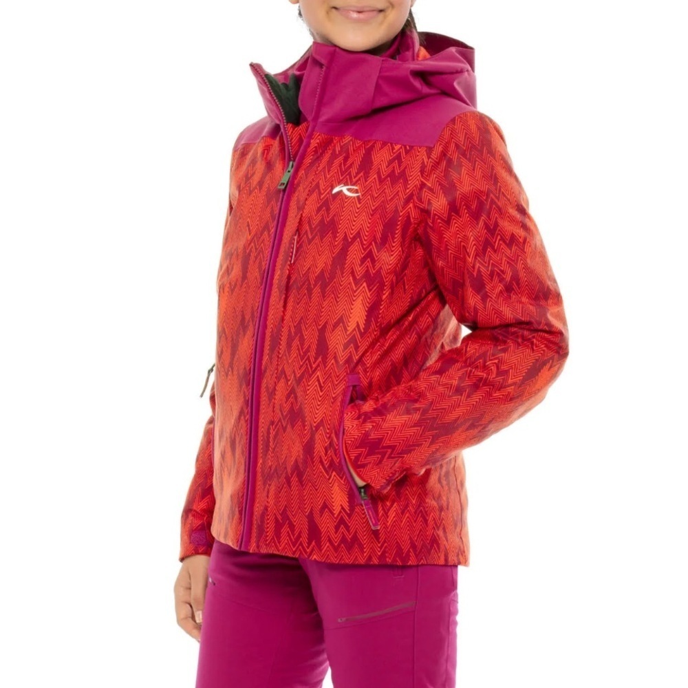 KJUS Girls Surface Red and Purple Kids Jacket Size 8 (128)